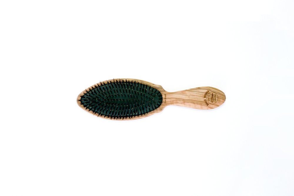Cushion Hairbrush - Olive wood
