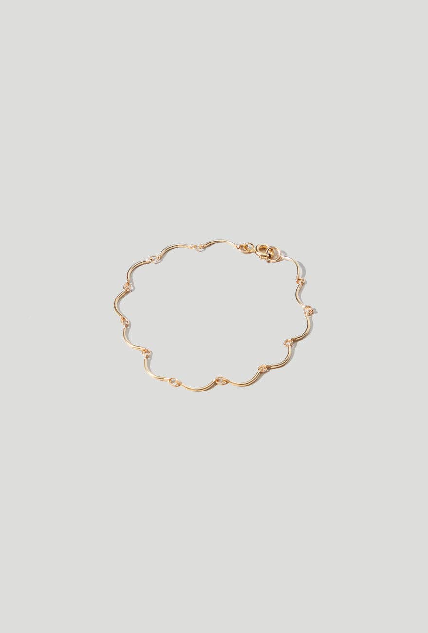 Scallop Bracelet Gold