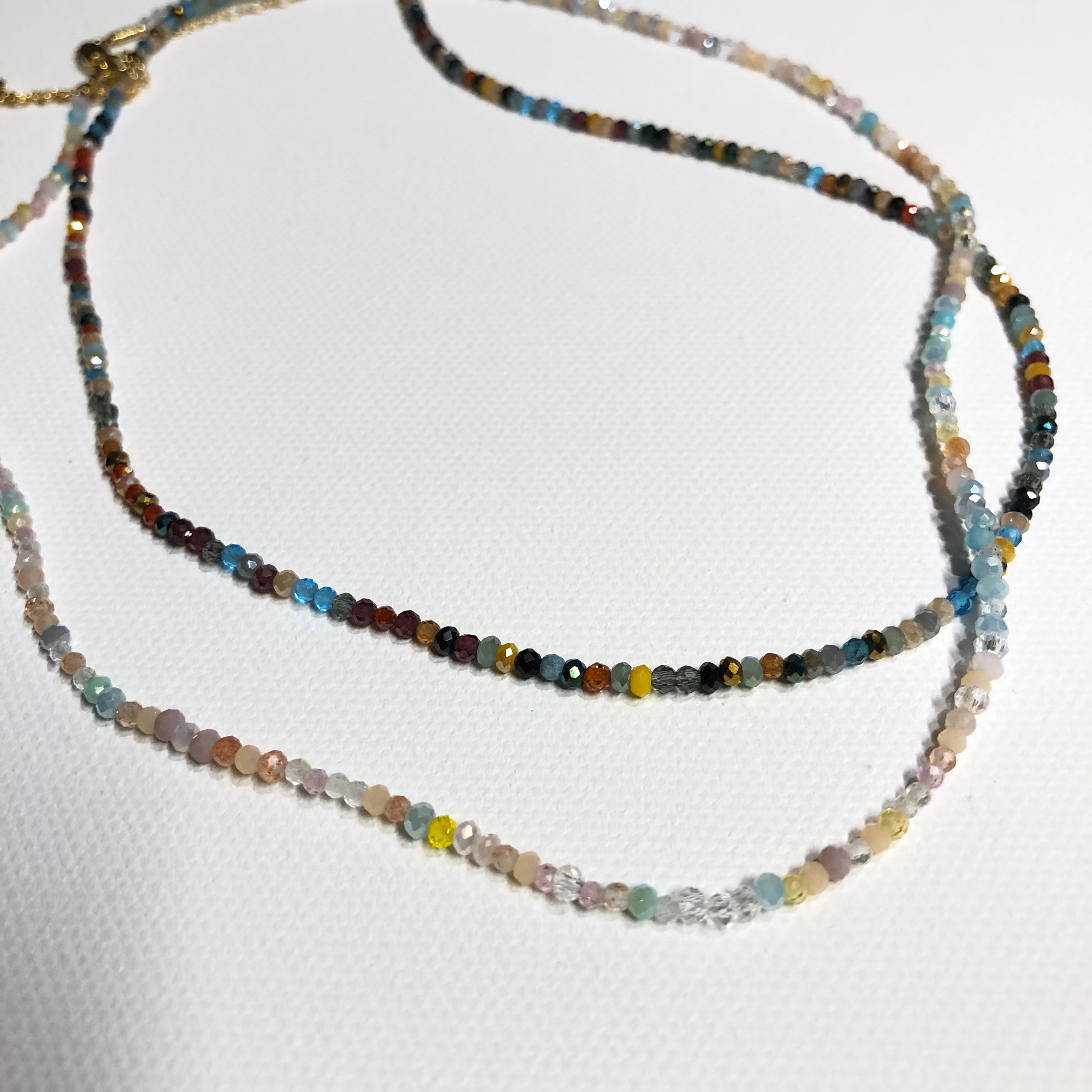 NL003 Shimmer Beads Necklace